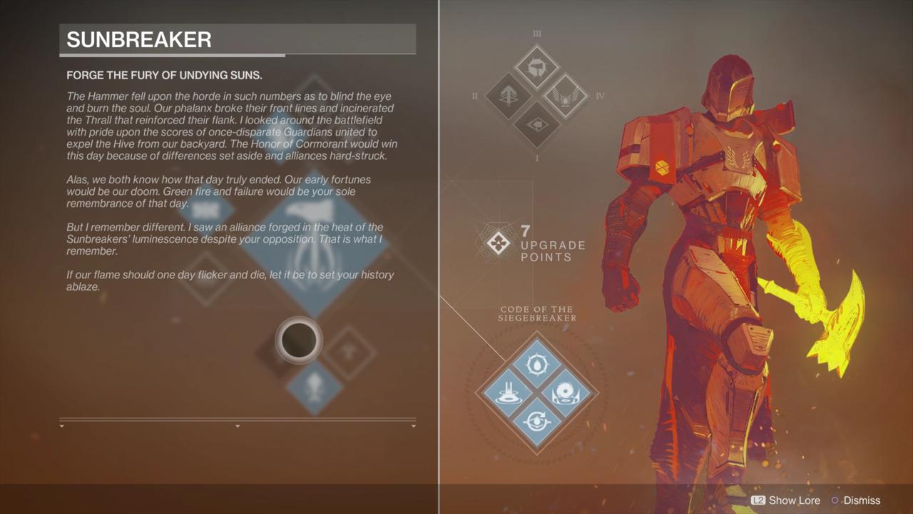 All The Titan Sunbreaker Skills