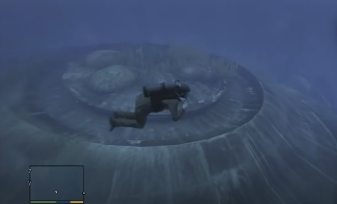 Submerged UFO