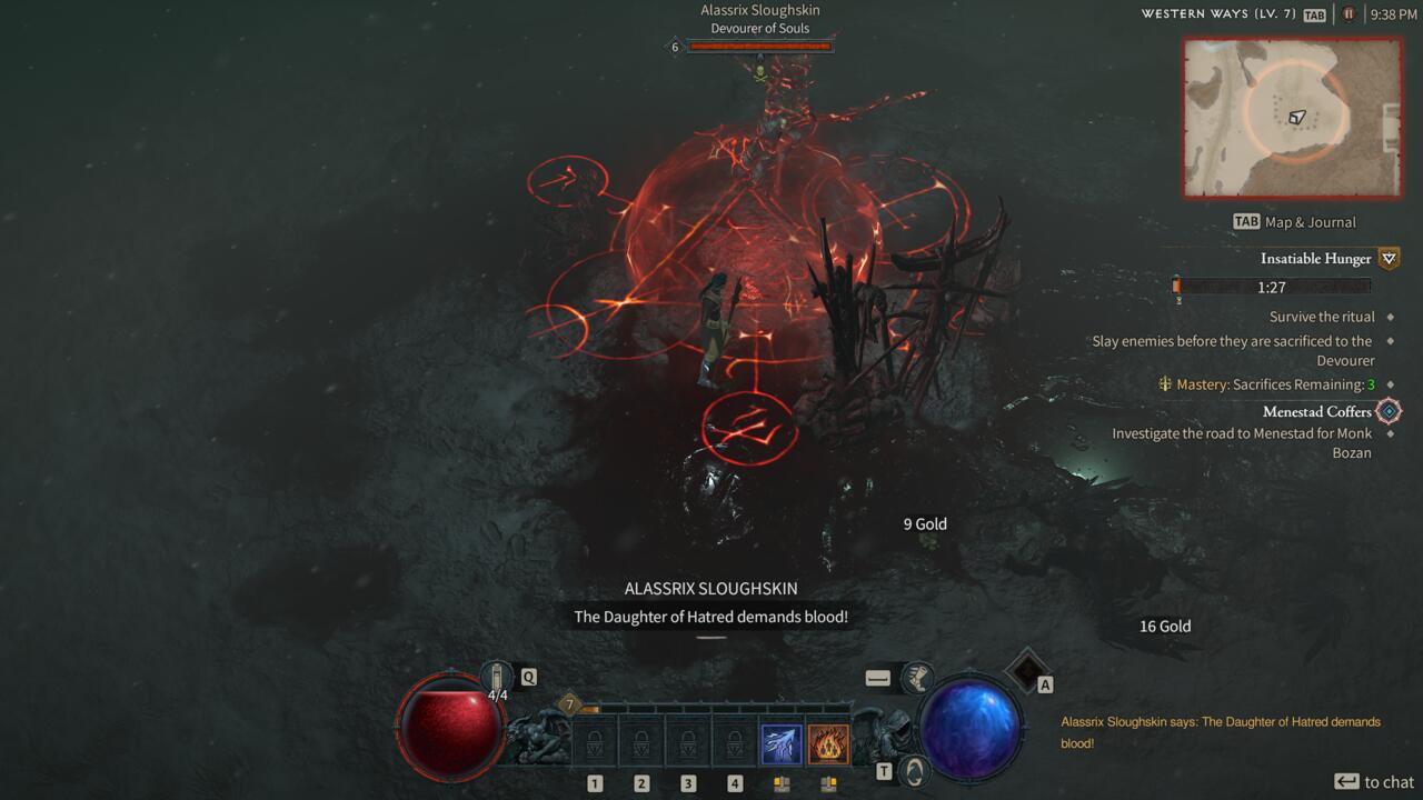 نمونه ای از یک رویداد درون بازی که در Diablo 4 رخ می دهد. |  ارائه شده توسط بلیزارد