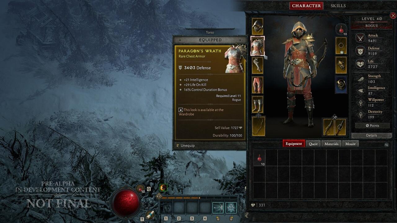 Rogues bisa menjadi kelas yang mematikan jika pemain bersedia menggiling senjata dan baju besi tertentu. 