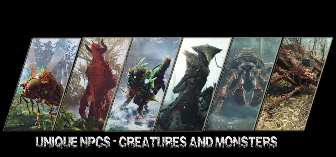 Unique NPCs - Creatures and Monsters of the Commonwealth