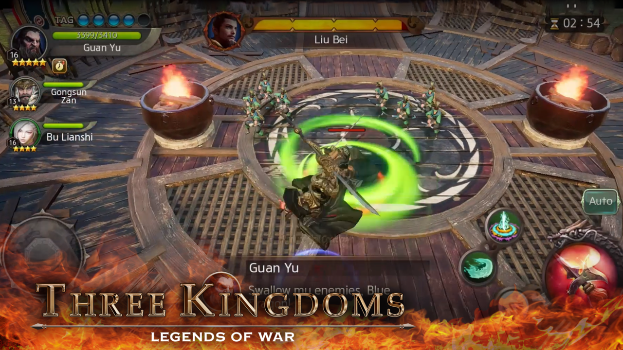 Play as historic general Guan Yu in Three Kingdoms: Legends of War
