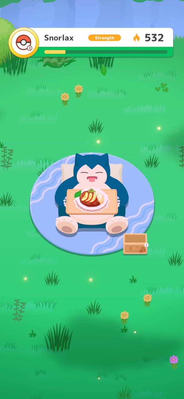 The Snorlax is just like me.