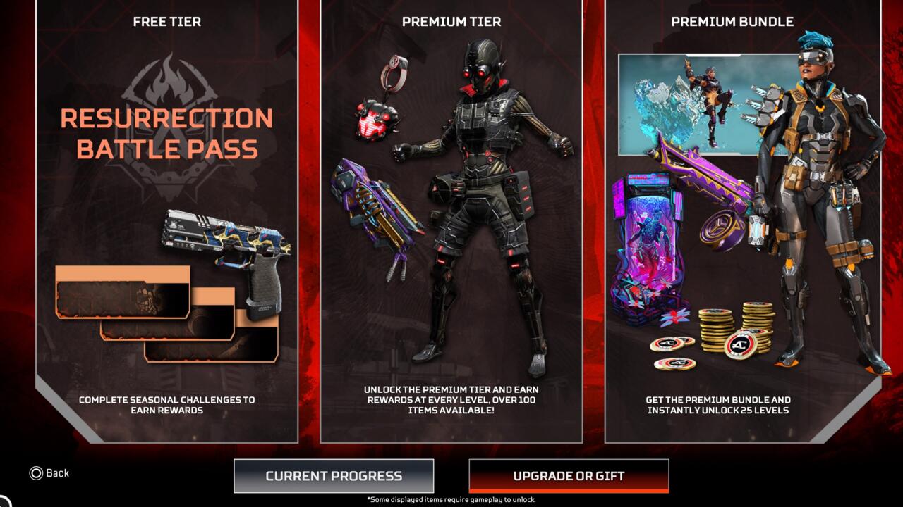 Apex Legends Season 18 - All Resurrection Battle Pass Cosmetic Skins, Loot, And Rewards