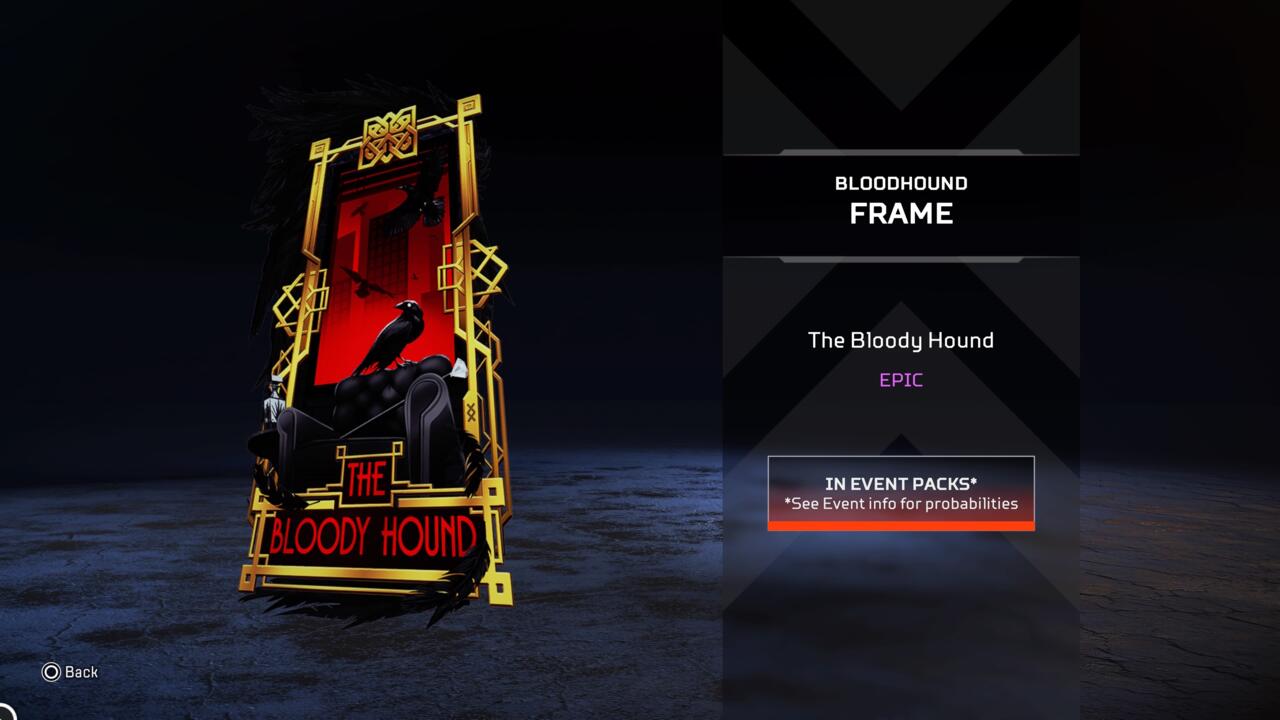 The Bloody Hound Bloodhound banner frame
