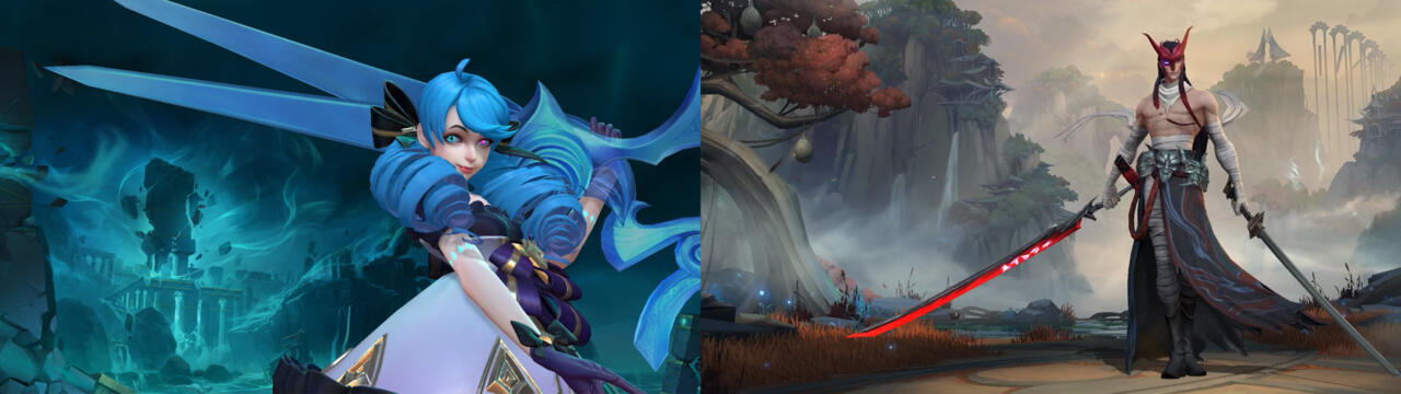 The newest Wild Rift characters released for September are Gwen and Yone.