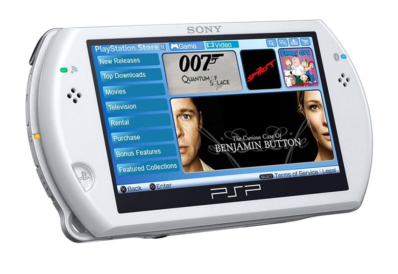 The PSP Go released in 2009.