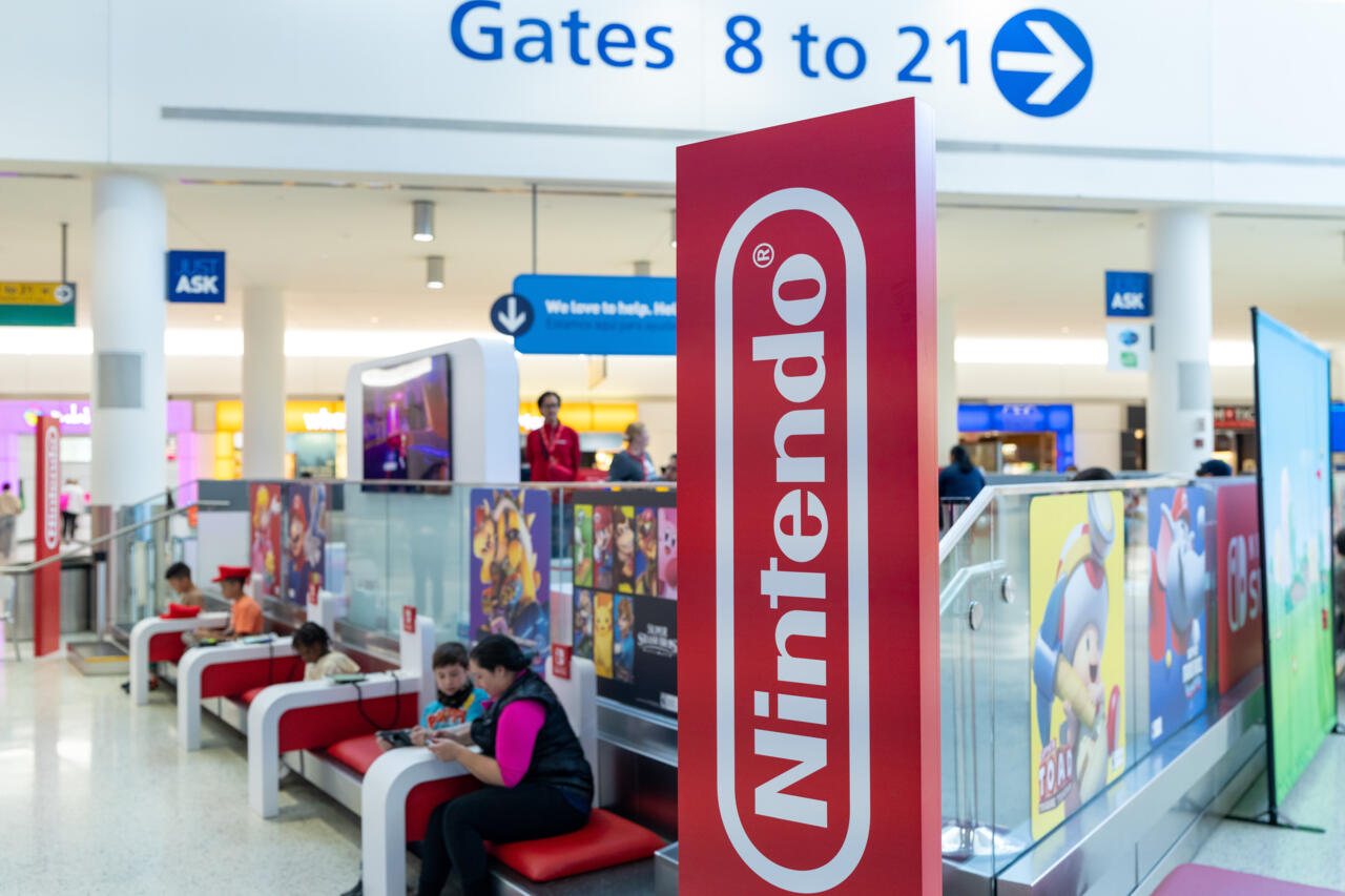 The Nintendo Switch On the Go pop-up event will run through April 20 at JetBlue's Terminal 5 in John F. Kennedy International Airport in New York.