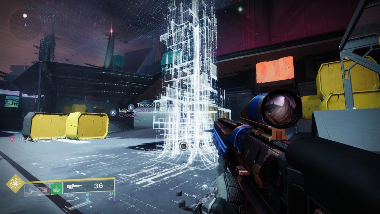 The Vex Influx you'll need for this Triumph stage.