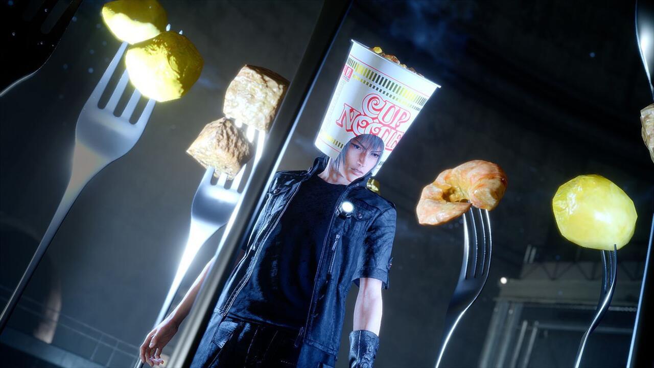 Cup Noodles in Final Fantasy XV
