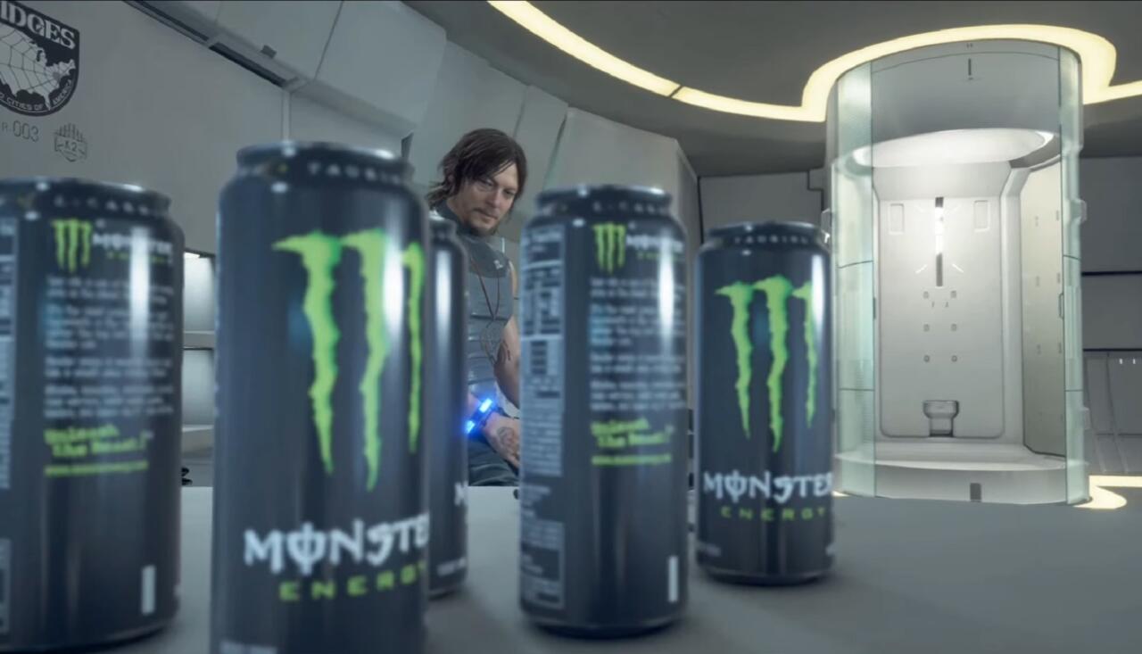 Monster Energy Drink in Death Stranding