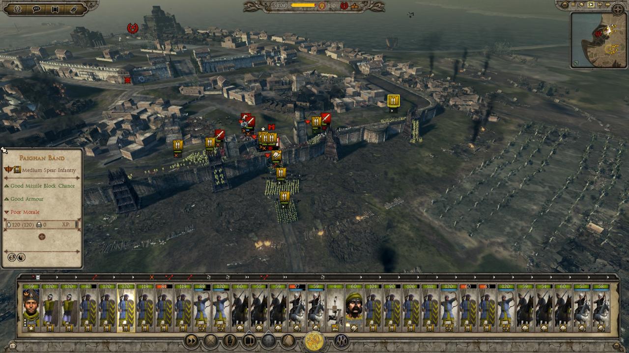 Cities now reflect damage done to them during a siege on the world map.