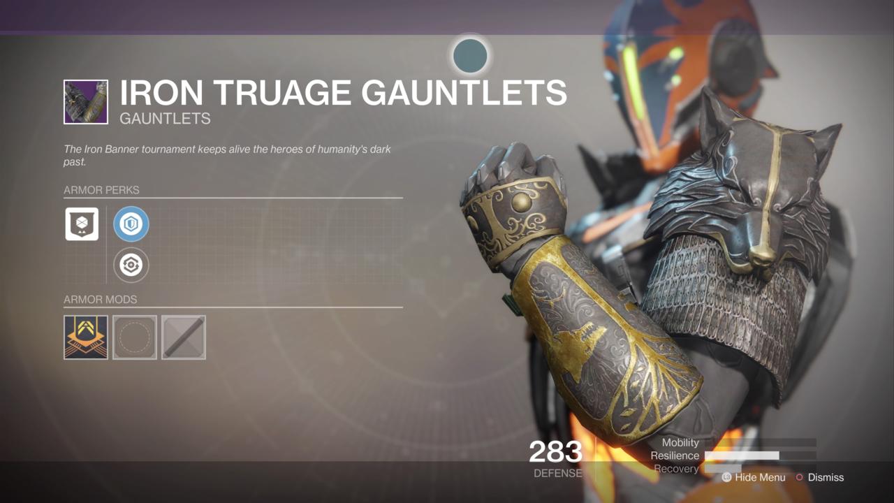 Titan: Iron Truage Gauntlets