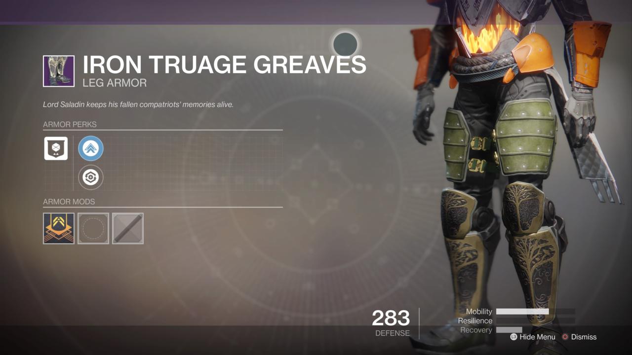 Titan: Iron Truage Greaves