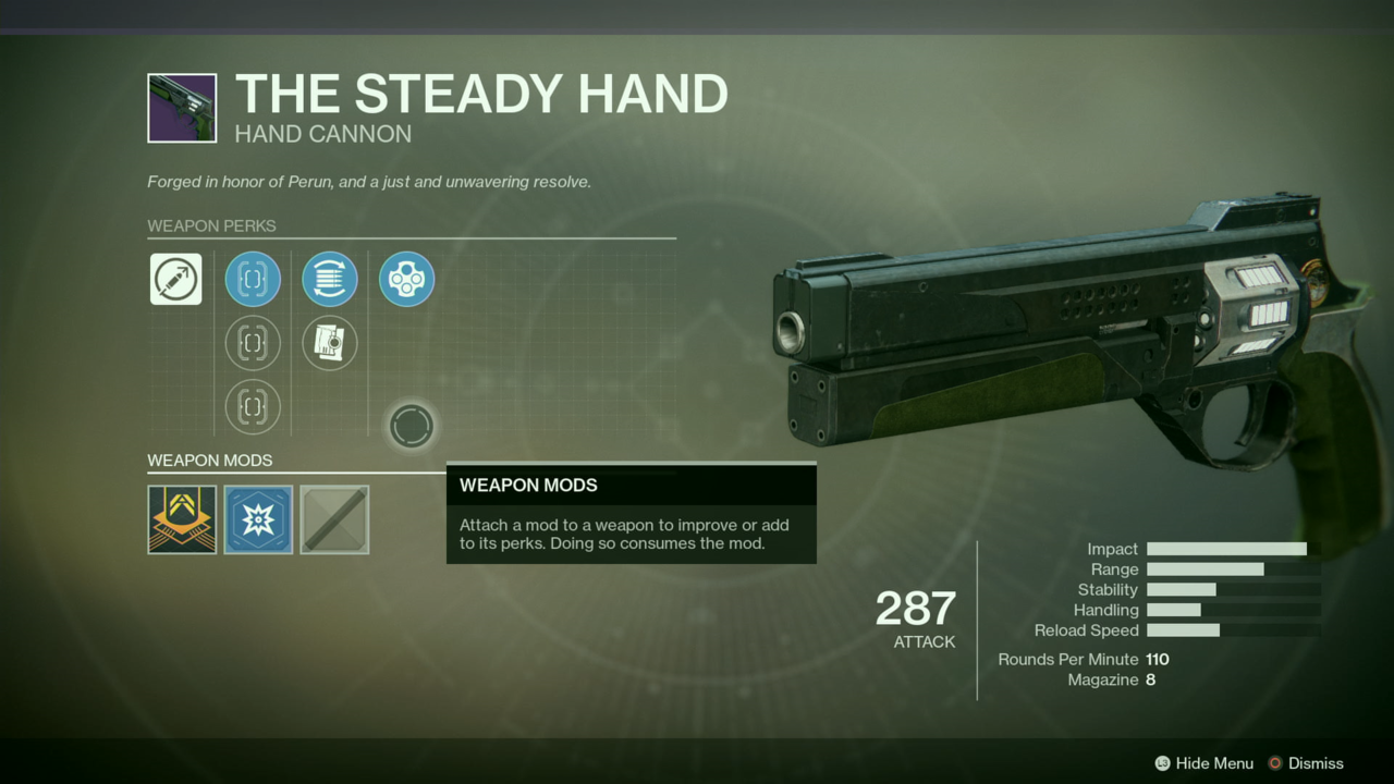 Faction Weapon: The Steady Hand