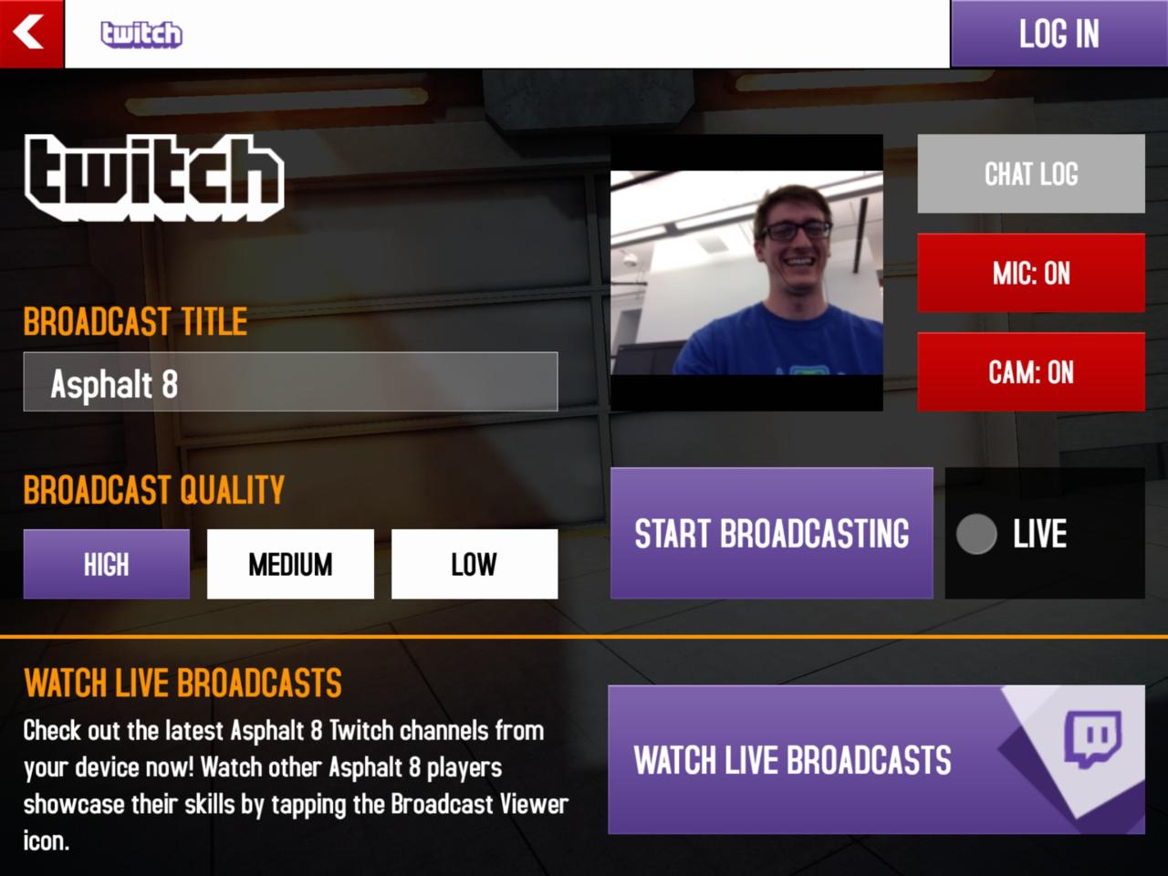 Twitch Partners With Gameloft To Stream Live From Mobile Games, Starting  With Asphalt 8