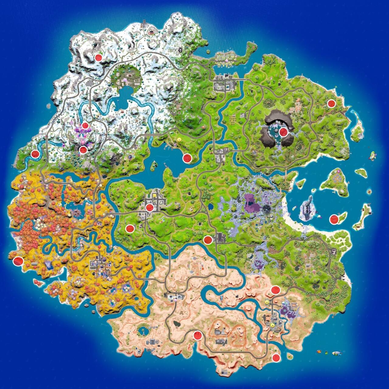 All Fortnite vaults in Chapter 3, Season 4