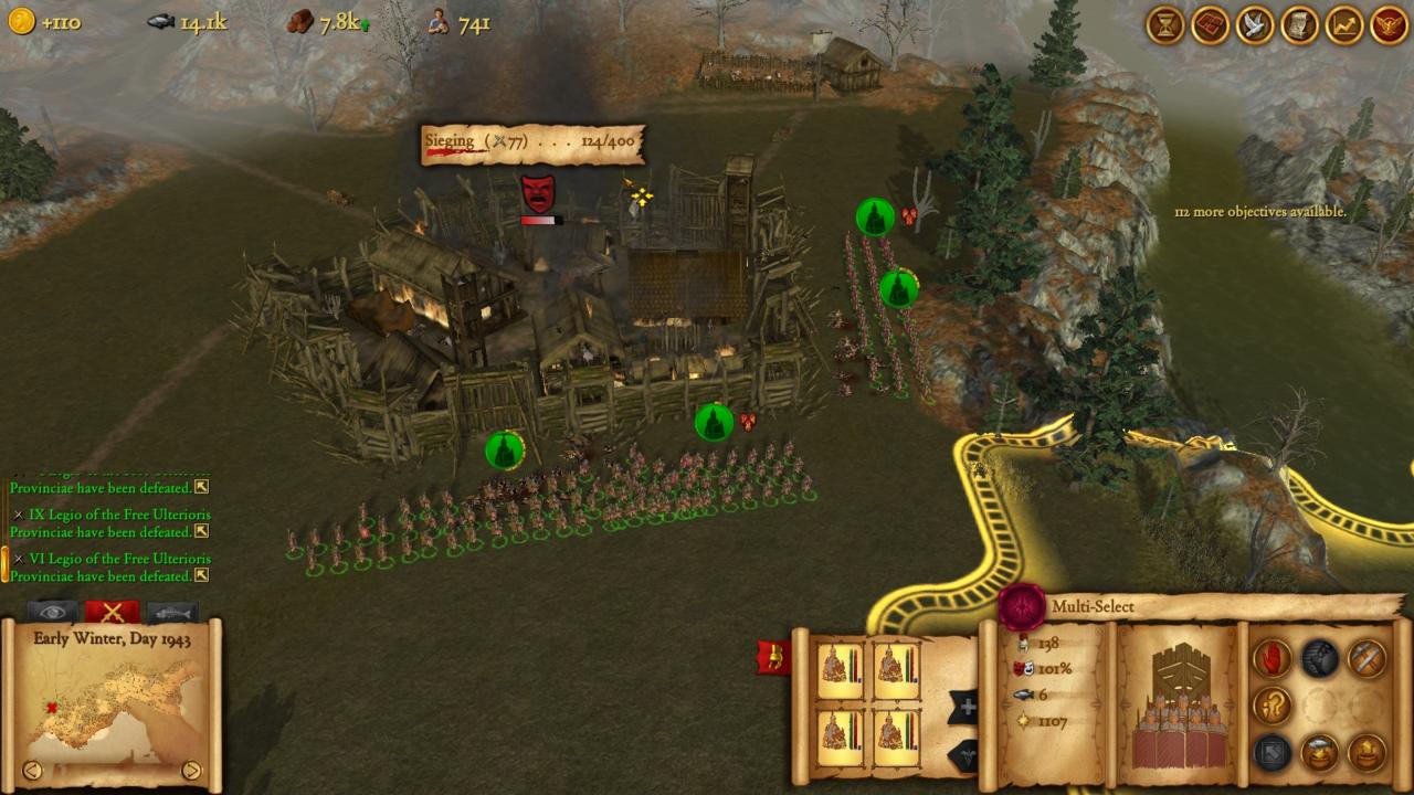 Conquering anything less than a fully upgraded city rarely requires more than four regular units. 