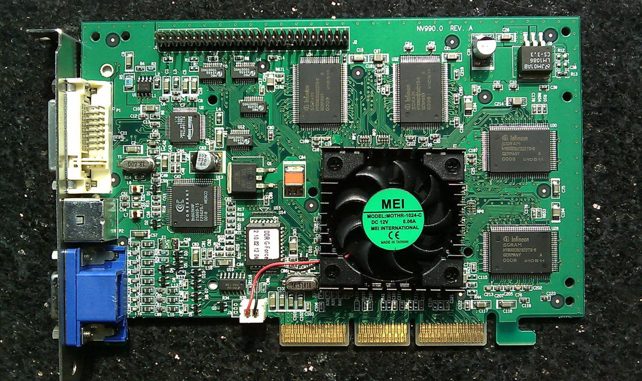 Many regard Nvidia's GeForce 256 as the first true GPU.