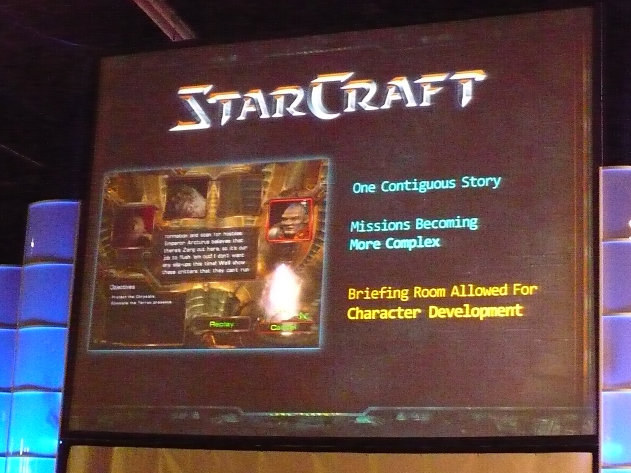 An overview of StarCraft's storytelling.