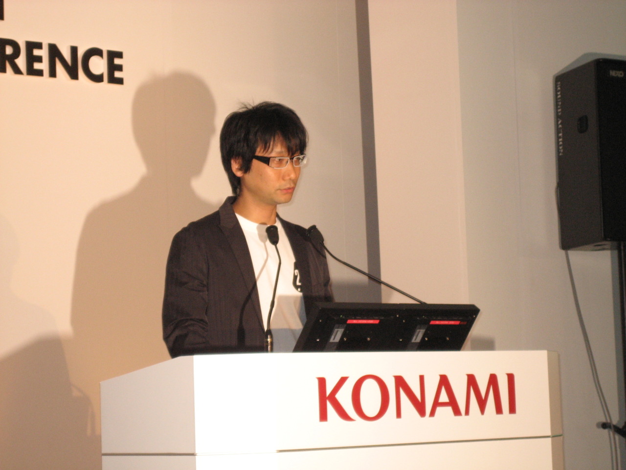 Hideo Kojima takes the stage to talk a whole lot about Metal Gear.