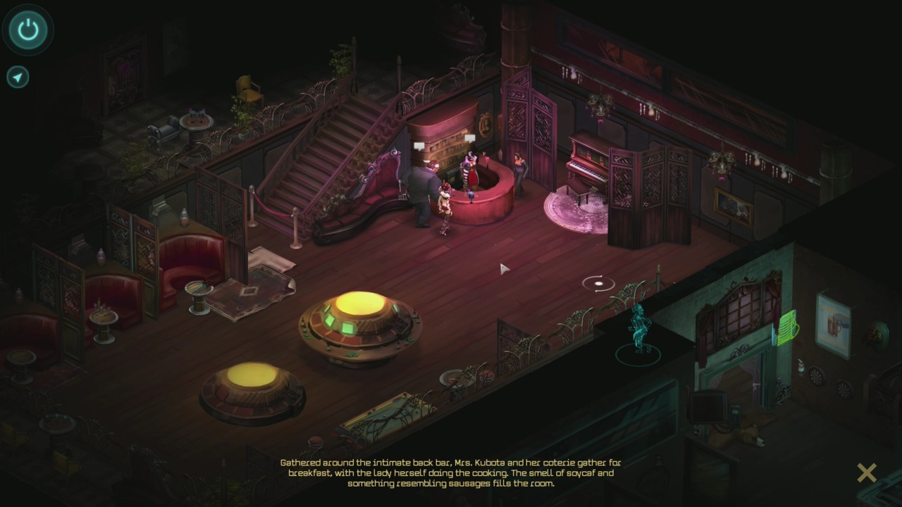 In Shadowrun Returns, the 'brothel-as-safehouse' trope is alive and well!