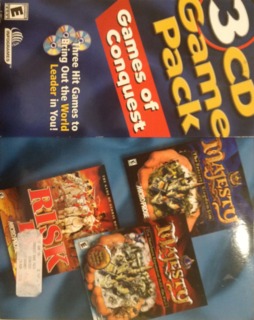 3 CD Game Pack Games of Conquest