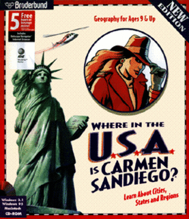 Where in the USA is Carmen Sandiego?