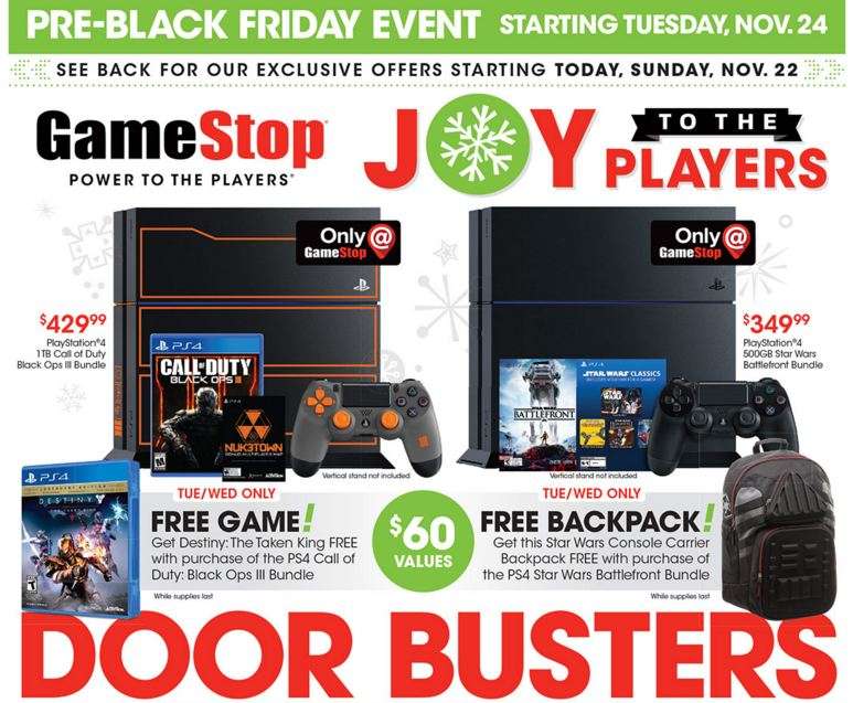 GameStop PreBlack Friday Deals Revealed, See Them Here GameSpot