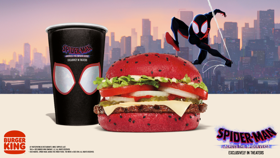 Spider-Man Whopper Coming To Burger King To Celebrate Across The Spider-Verse