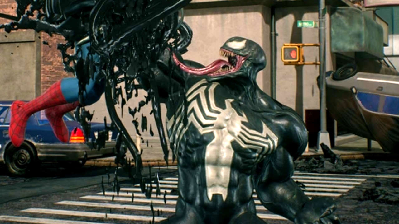 Включи про венома. Веном игра. Venom ps4 игра. Веном из игры. Игра человек паук за Венома.