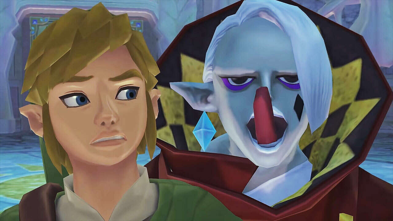 Skyward Sword HD where Link gets the Beetle and fights Lord Ghirahim for th...