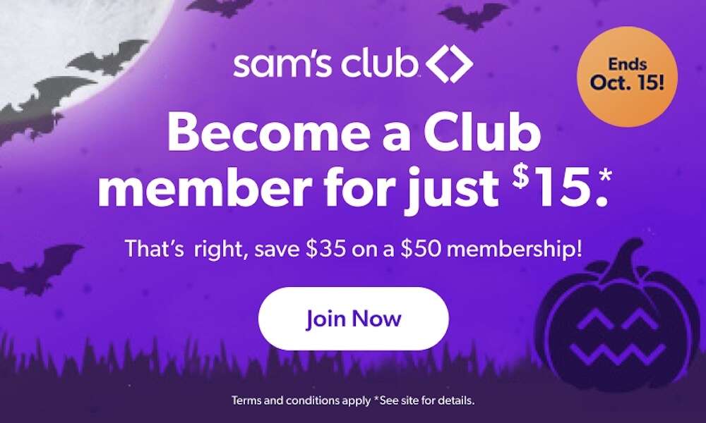 Sam’s Club 1-Year Membership Is Only $15 For A Limited Time
