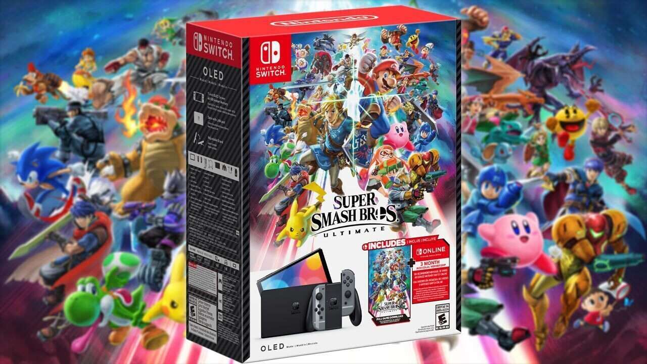 Super Smash Bros. Pack  Nintendo Switch OLED Black Friday is available now