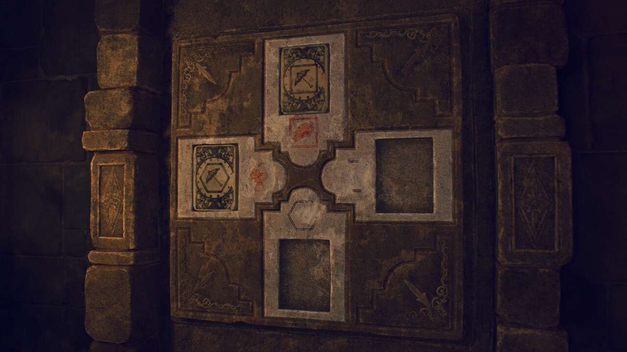 Resident Evil 4 Separate Ways - Chapter 4 Lithographic Stones And Door Puzzle