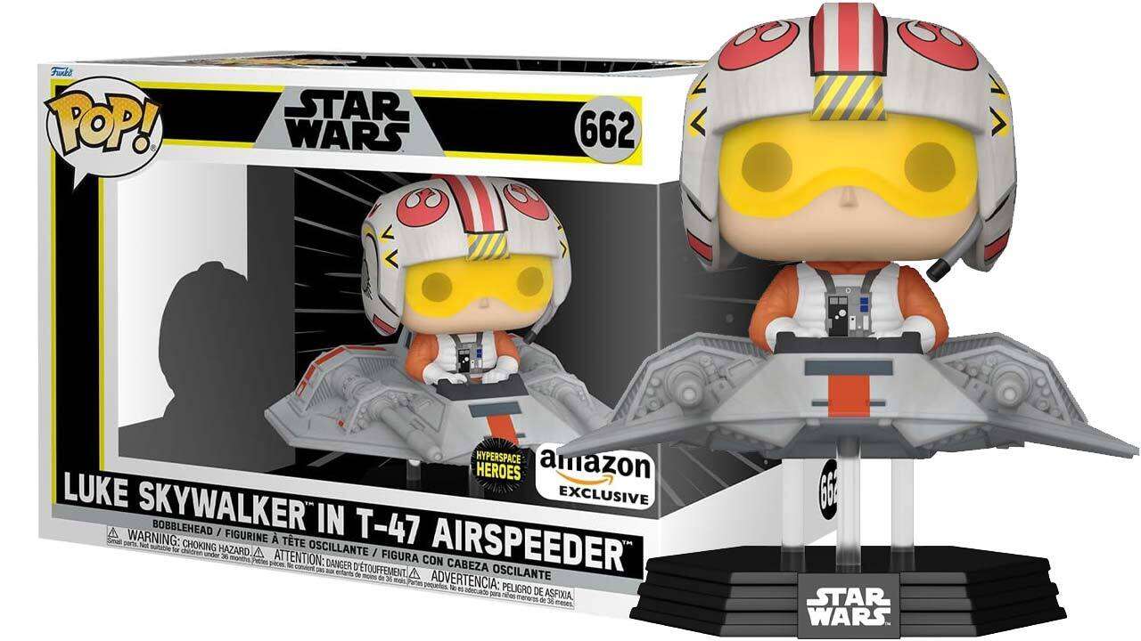 Amazon-Exclusive Luke Skywalker Airspeeder Funko Pop Releases Next Month - GameSpot