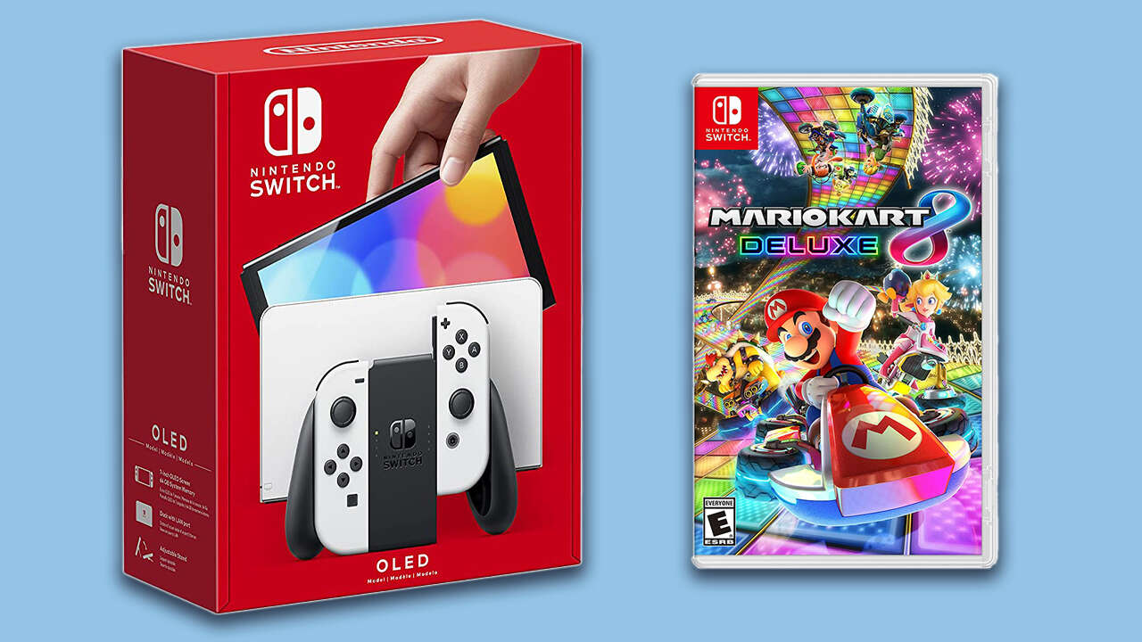 Walmart+ Subscribers Get Early Access To This Switch OLED Bundle With Mario Kart 8 Deluxe