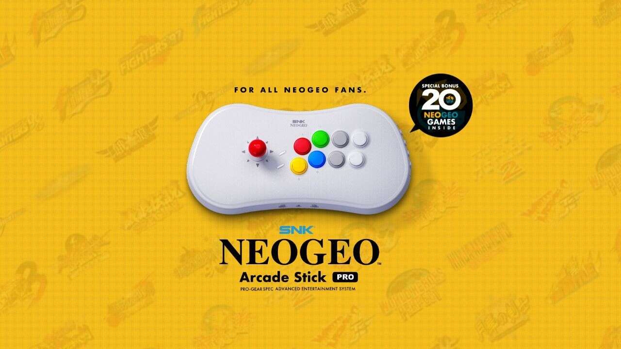 Save Big On The Neo Geo Arcade Stick Pro, Comes With 20 Classic SNK Games - GameSpot