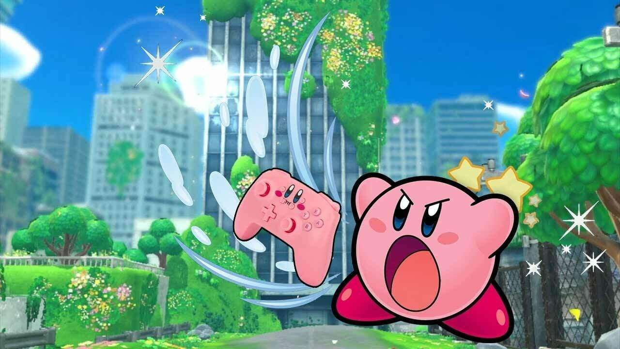 Uh-Oh, Kirby Ate A Nintendo Switch Controller