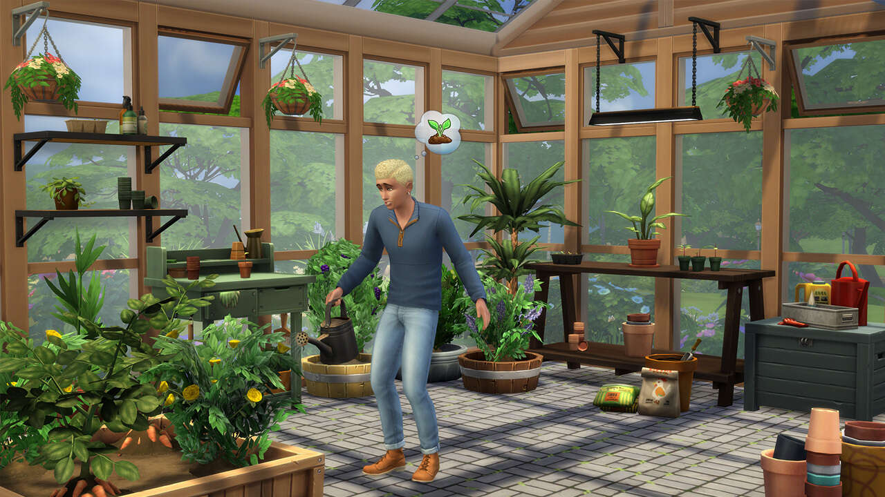 The Sims 4’s Latest Kits Are All About Greenhouses And Basements