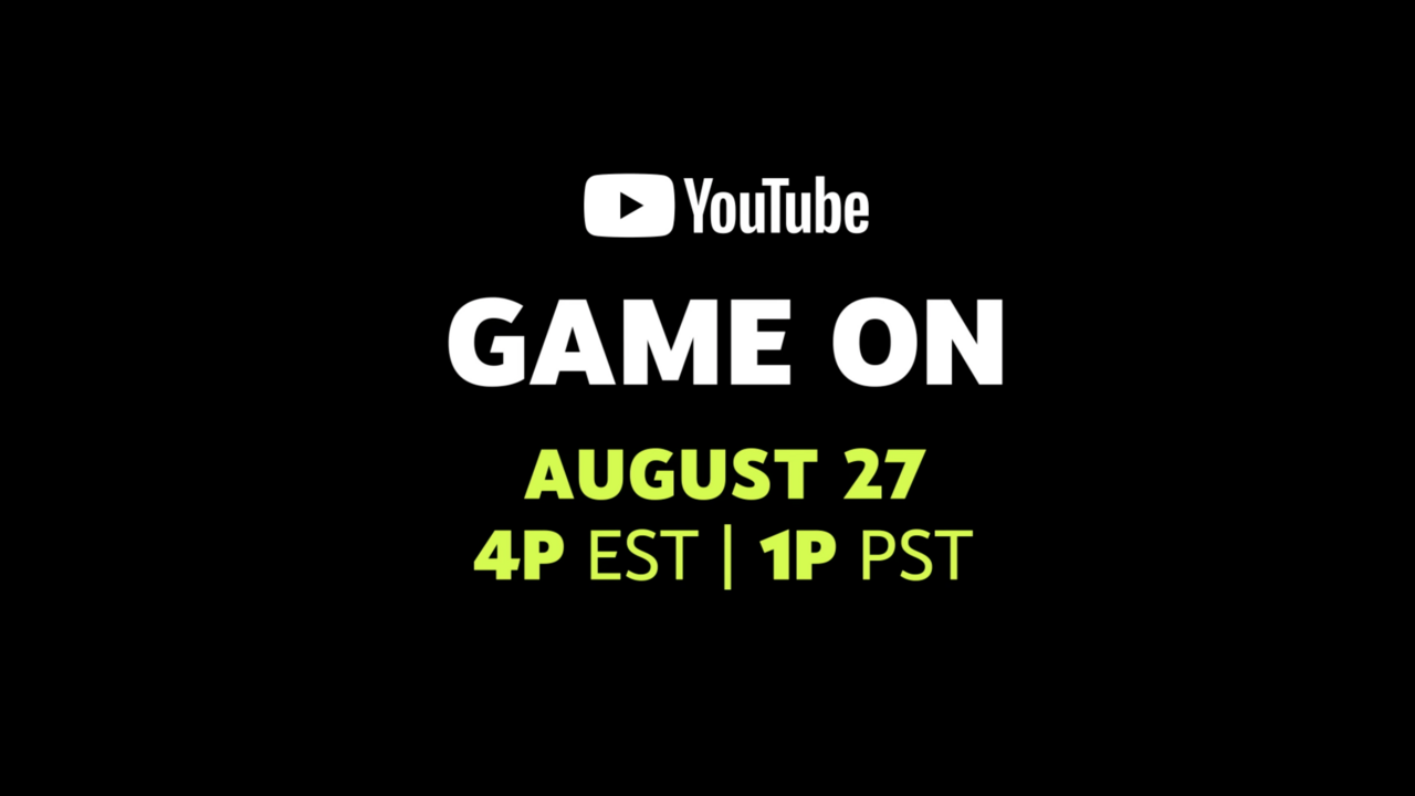 YouTube realizará la primera «transmisión en vivo de juegos interactivos» el 27 de agosto
