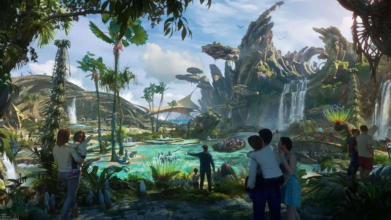 Disneyland Avatar Concept Art Shows Off Potential Pandora Attraction