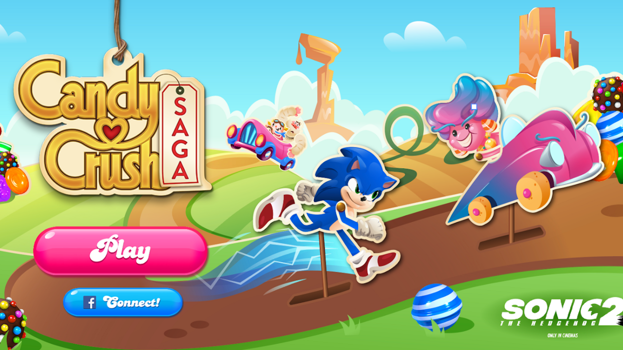 Sonic 2’s Upcoming Release Sees The Hedgehog And Friends Take Over Candy Crush Saga
