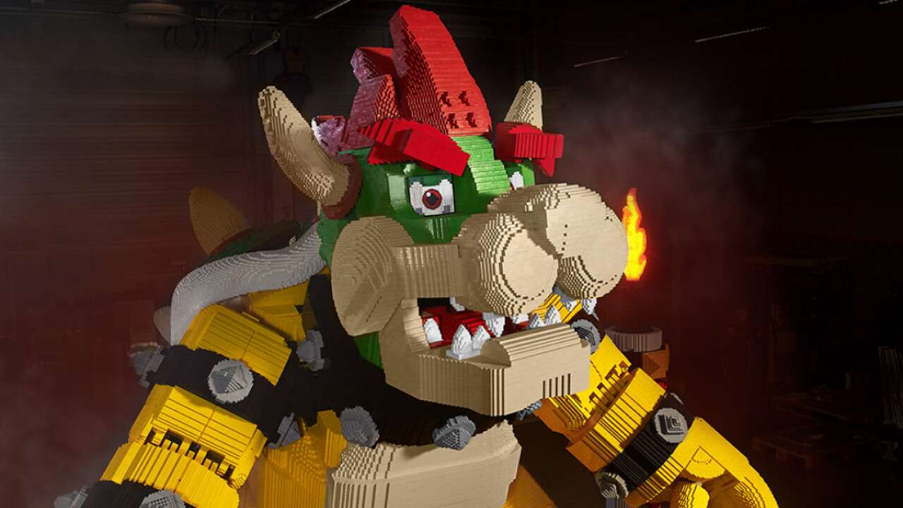 A Massive Bowser Statue Built Entirely Of Legos Will Feature At San Diego Comic-Con