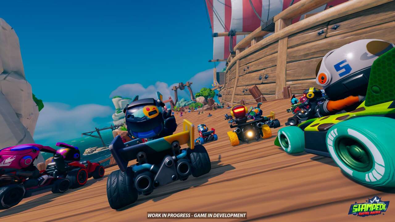Mario Kart Mixes With Fall Guys In Stampede: Racing Royale, Hitting Early Access This Year
