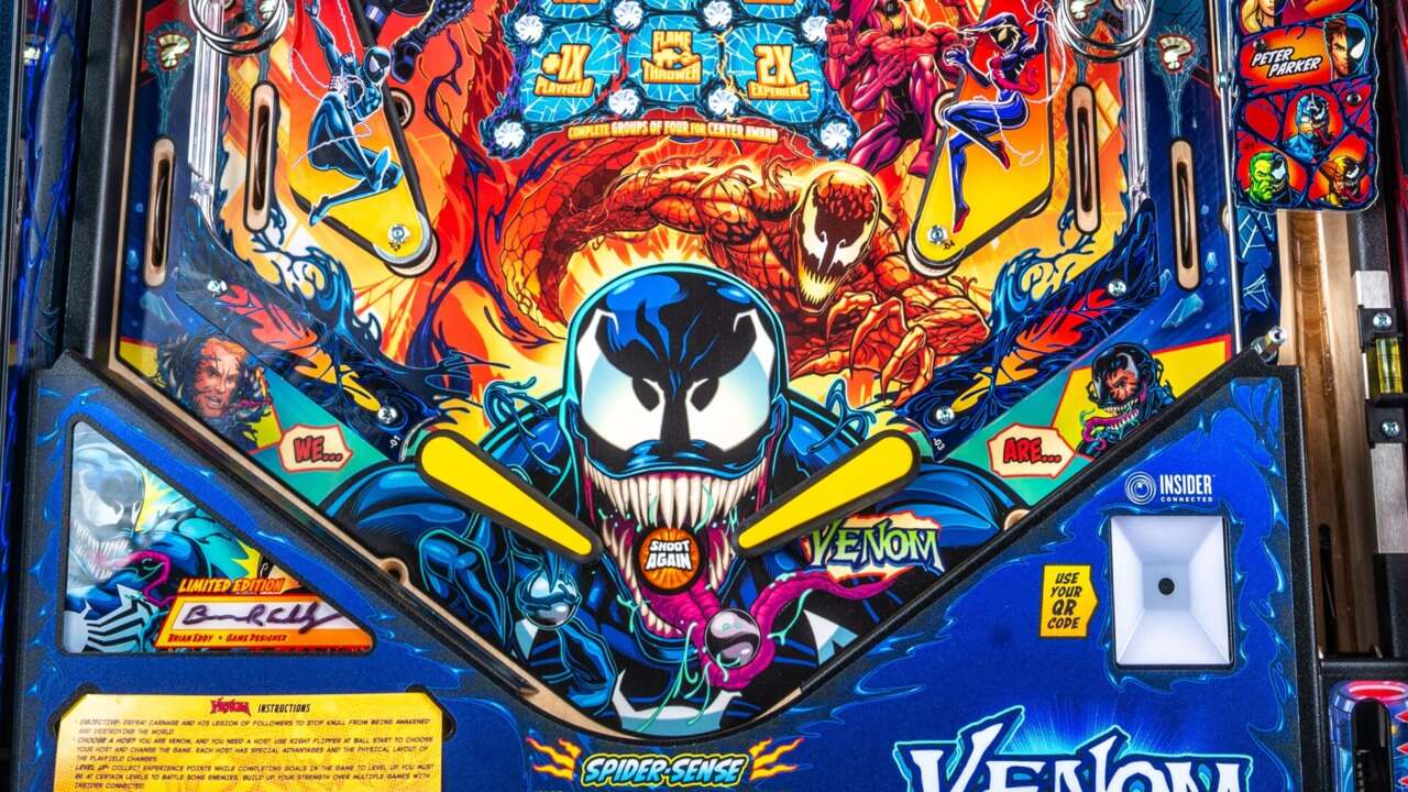 New Venom Pinball Machines From Stern Pinball Coming To San Diego Comic-Con