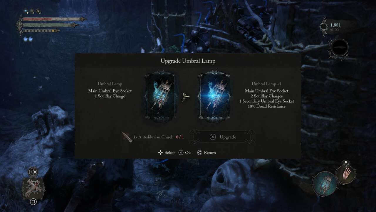 Lords Of The Fallen Lamp Upgrades: Antediluvian Chisel Locations
