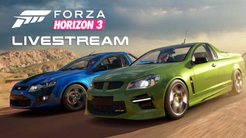 Forza Horizon 3 on PC Livestream