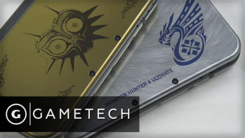 Zelda and Monster Hunter 4 Limited Edition New 3DS XL Unboxing