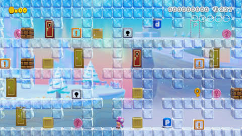 Building A Mean Snow Level In Super Mario Maker 2